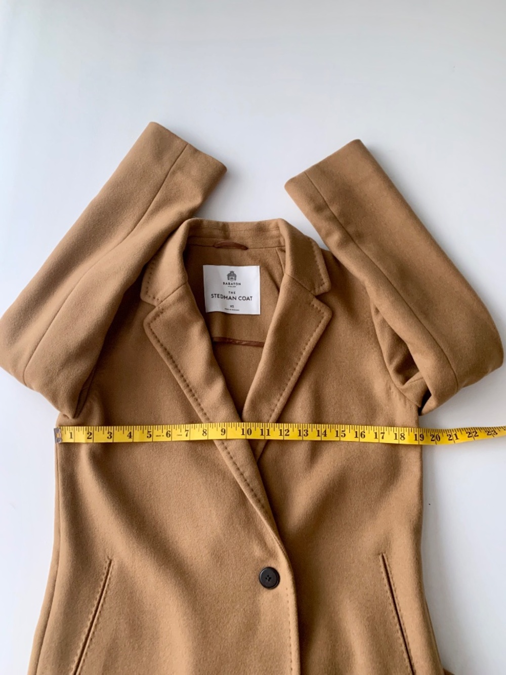 Babaton Stedman Virgin Wool Pea Coat Size XS - Picture 9 of 14